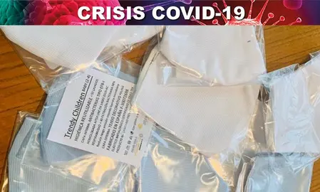 Algunas de las mascarillas son reutilizables