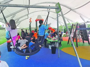 El día de la inauguración se organizaron varios talleres