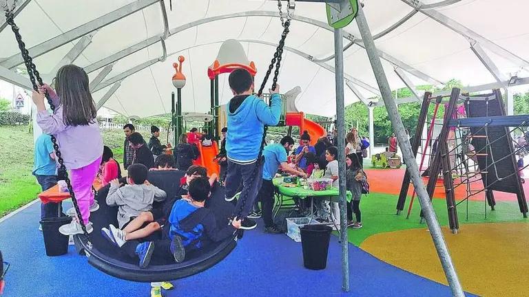 El día de la inauguración se organizaron varios talleres